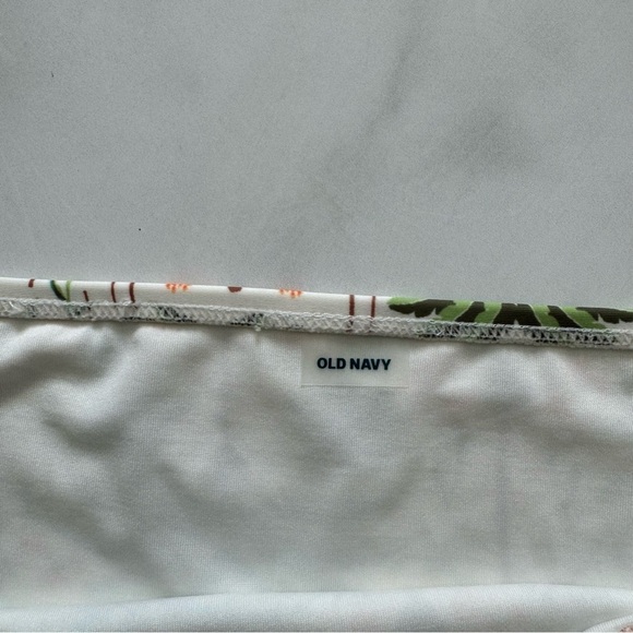 Old Navy High Rise Palm Tree Print Bikini Bottoms Size Medium New - Picture 5 of 8